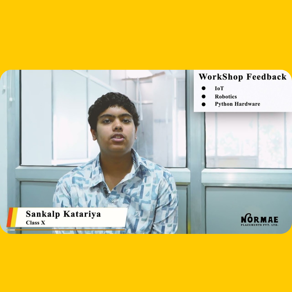 10th Grader Shares IoT, Robotics & Python Experience